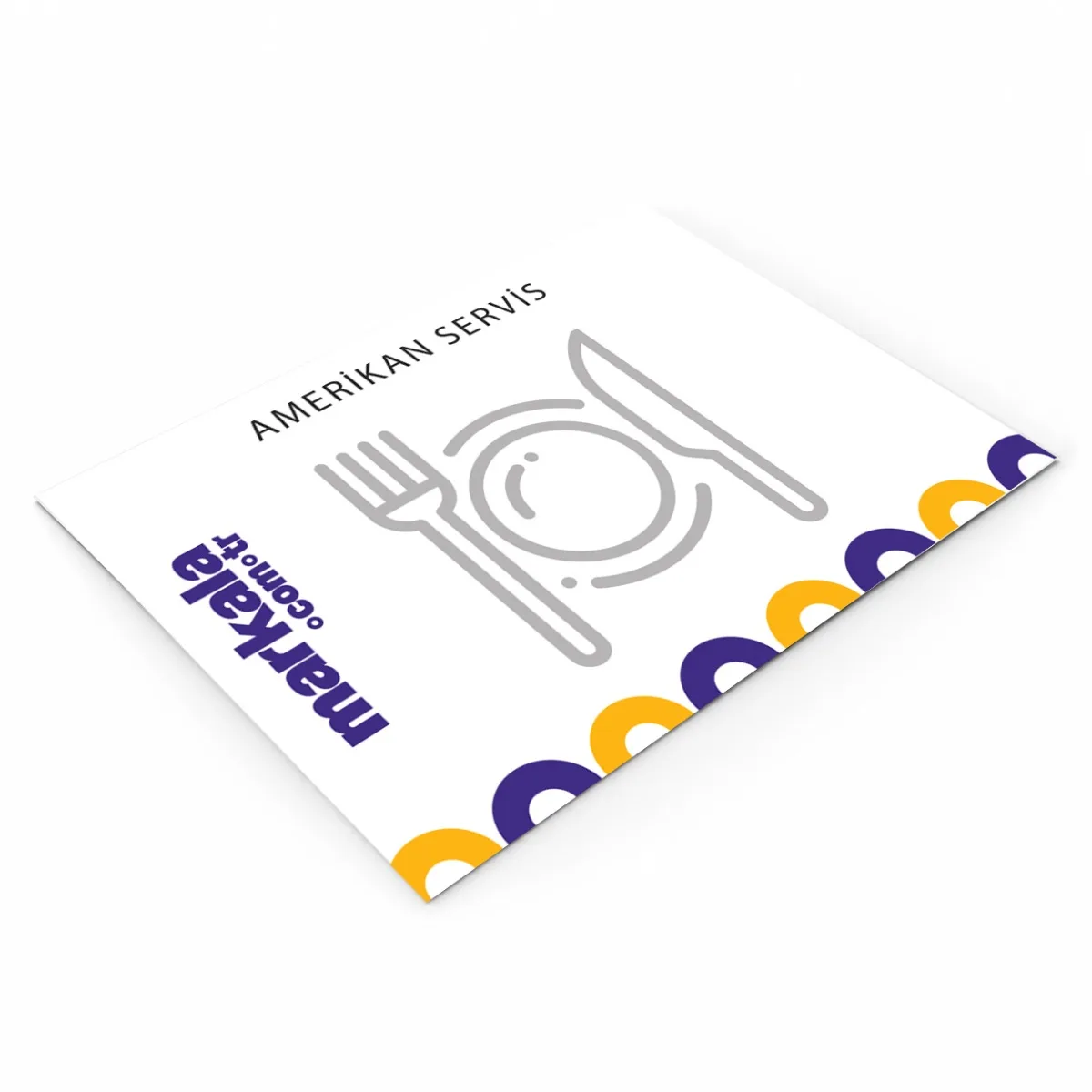 Amerikan Servis Baskı: Restoran ve Kafe Masalarında Marka