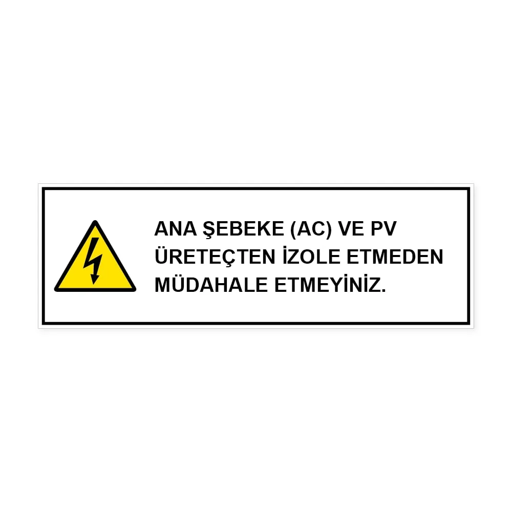GES Uyarı Etiketleri: Güneş Enerji Santralinde Zorunlu İşaretler