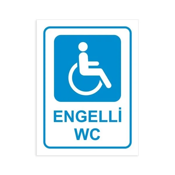 Engelli WC Tabelası ve Bina Yönlendirme İşaretleri