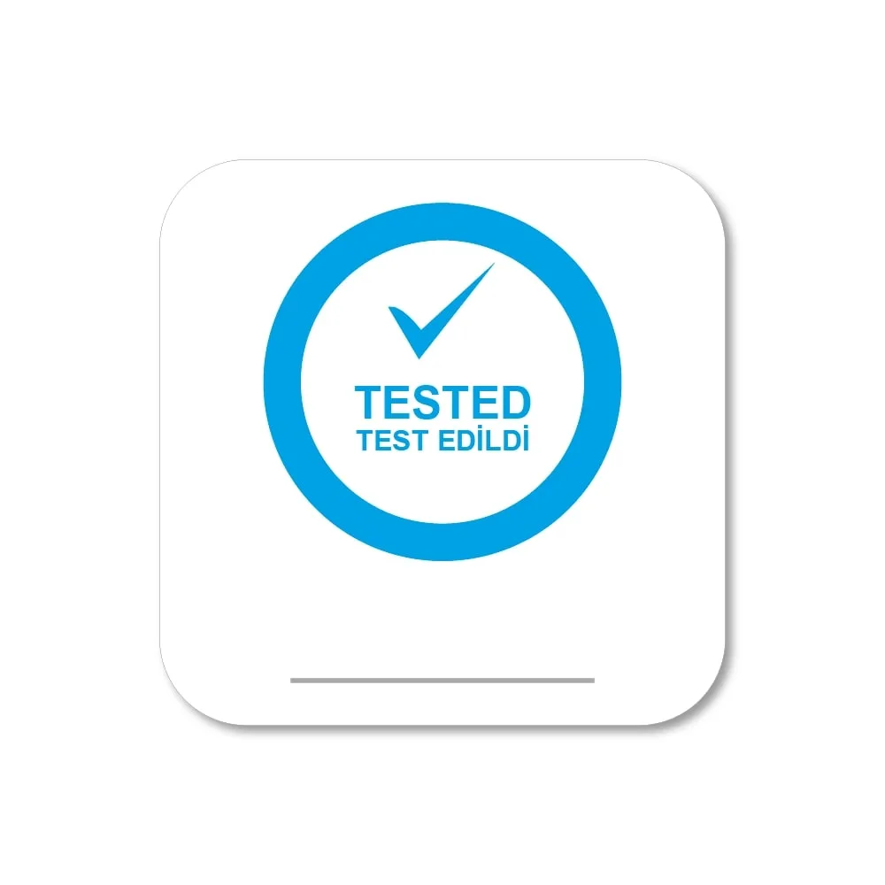 Kalite Kontrol Etiketleri: Onaylandı, Test Edildi, Paraf